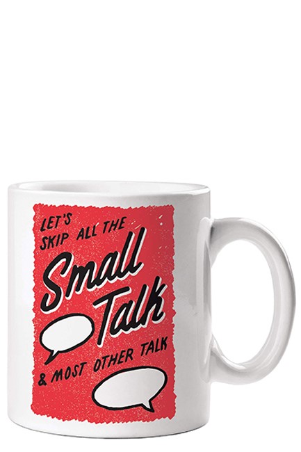 ΚΟΥΠΑ ΚΕΡΑΜΙΚΗ GIBBS SMITH 310ml SKIP THE SMALL TALK