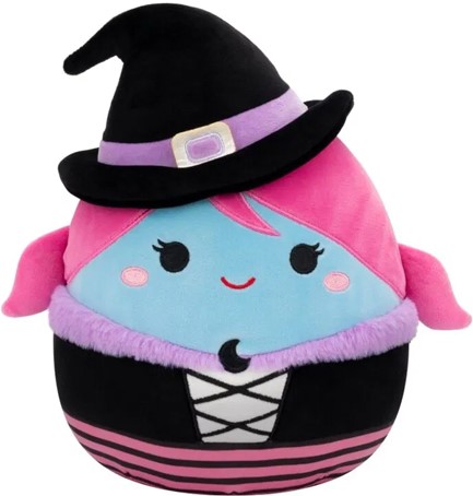 ΛΟΥΤΡΙΝΟ SQUISHMALLOWS 19 εκ.HALLOWEEN ΜΠΛΕ ΜΑΓΙΣΣΑ