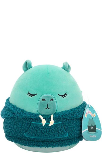 ΛΟΥΤΡΙΝΟ SQUISHMALLOWS 19 εκ.VELVET HOODIES ΠΡΑΣΙΝΟ ΜΑΝΑΤΙ