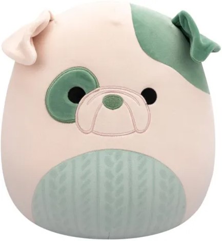 ΛΟΥΤΡΙΝΟ SQUISHMALLOWS 30.5 εκ.ΑΝΑΓΛΥΦΟ ΜΟΤΙΒΟ ΠΡΑΣΙΝΟ BULLDOG