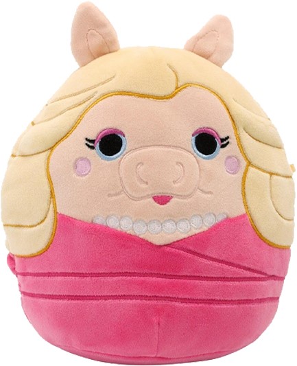 ΛΟΥΤΡΙΝΟ SQUISHMALLOWS 25 εκ.MUPPETS MISS PIGGY