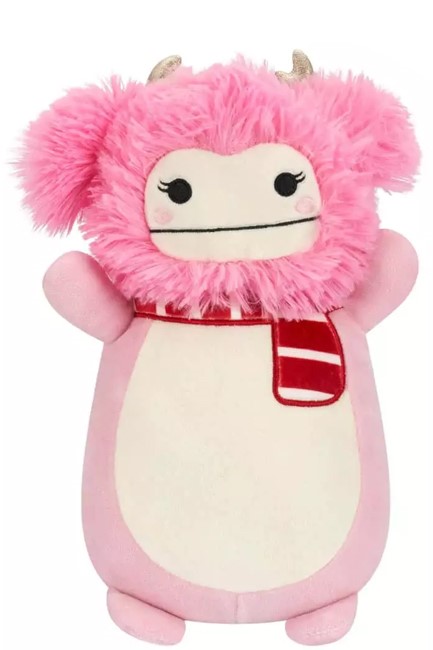 ΛΟΥΤΡΙΝΟ SQUISHMALLOWS 25 εκ.XMAS HUGMEES ΡΟΖ ΜΕΓΑΛΟΠΑΤΟΥΣΑΣ