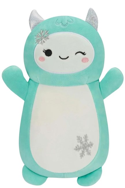 ΛΟΥΤΡΙΝΟ SQUISHMALLOWS 25 εκ.XMAS HUGMEES ΓΑΛΑΖΟΠΡΑΣΙΝΟ ΓΙΕΤΙ