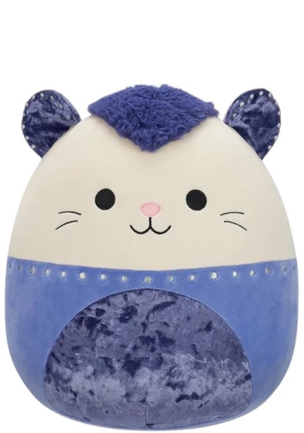 ΛΟΥΤΡΙΝΟ SQUISHMALLOWS 30.5 εκ.VELVET ΑΓΡΙΑ ΖΩΑ ΜΟΒ ΠΟΣΟΥΜ