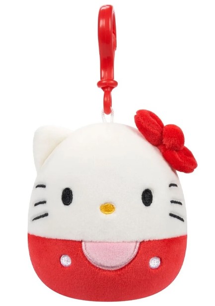 ΛΟΥΤΡΙΝΟ ΜΕ ΚΛΙΠ SQUISHMALLOWS 9 εκ.HELLO KITTY