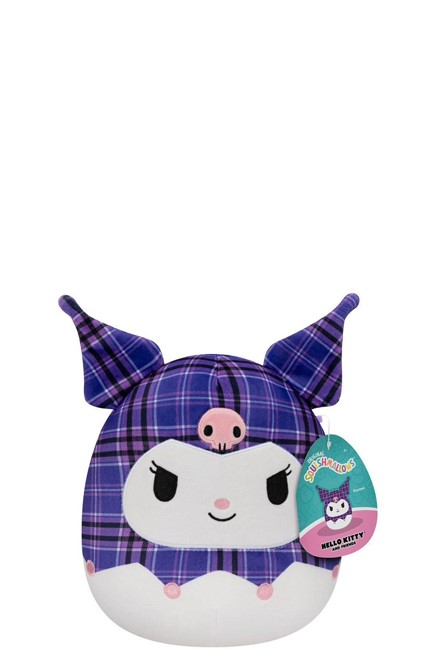 ΛΟΥΤΡΙΝΟ SQUISHMALLOWS 20 εκ.KUROMI ΜΩΒ ΚΑΡΩ