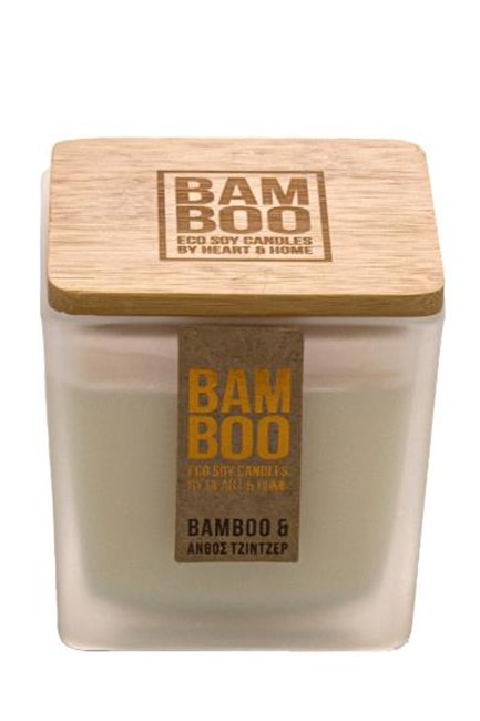 ΚΕΡΙ ΑΡΩΜΑΤΙΚΟ HEART & HOME BAMBOO 90ΓΡ.-BAMBOO ΚΑΙ ΑΝΘΟΣ ΤΖΙΝΤΖΕΡ