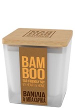 ΚΕΡΙ ΑΡΩΜΑΤΙΚΟ HEART & HOME BAMBOO 80ΓΡ.-ΒΑΝΙΛΙΑ ΚΑΙ ΜΠΑΧΑΡΙΚΑ