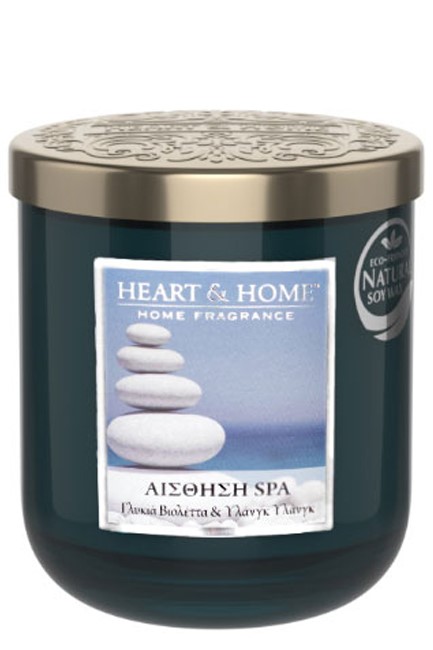 ΚΕΡΙ ΑΡΩΜΑΤΙΚΟ HEART & HOME ΜΕΣΑΙΟ 110ΓΡ.-ΑΙΣΘΗΣΗ SPA