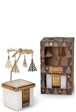 ΚΕΡΙ ΑΡΩΜΑΤΙΚΟ HEART & HOME XMAS BAMBOO ΣΕΤ CAROUSEL B01070001