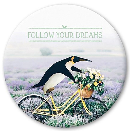 ΜΑΓΝΗΤΗΣ PICKMOTION MEDIUM FOLLOW YOUR DREAMS PENGUIN