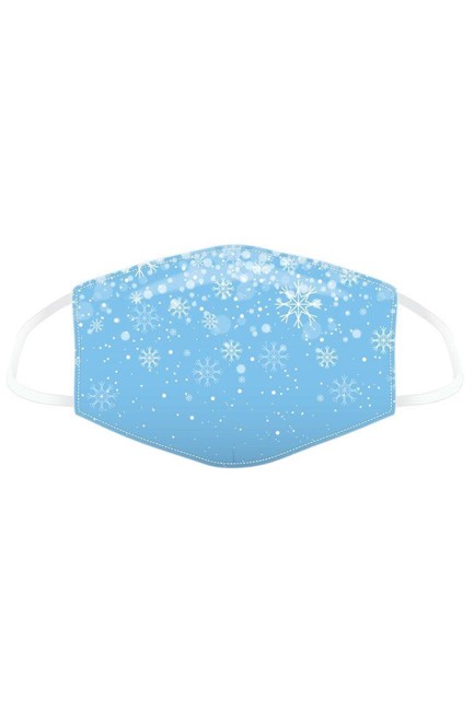 ΜΑΣΚΑ ΠΡΟΣΤΑΣΙΑΣ XMAS PUCKATOR XMASK90L-ICY SNOWFLAKES