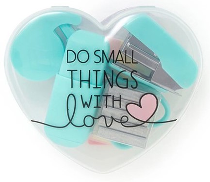 ΣΕΤ ΓΡΑΦΕΙΟΥ MINI LEGAMI HEART-DO SMALL THINGS WITH LOVE SETKIT2