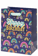 ΤΣΑΝΤΑ ΔΩΡΟΥ MEDIUM LEGAMI GB0588 HAPPY BIRTHDAY RAINBOW