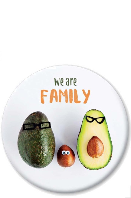 ΜΑΓΝΗΤΗΣ PICKMOTION MEDIUM WE ARE FAMILY AVOCADO