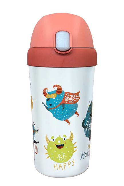 ΠΑΓΟΥΡΙ 400ML PLA CHIC MIC BIOLOCO KIDS HAPPY MONSTERS