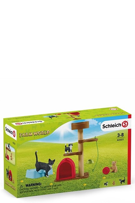 ΣΕΤ ΠΑΙΧΝΙΔΙΟΥ SCHLEICH ΠΑΙΔΟΤΟΠΟΣ ΓΙΑ ΓΑΤΑΚΙΑ