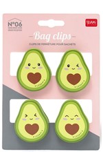 BAG CLIPS ΣΕΤ 4ΤΕΜ.LEGAMI CLIP0005 AVOCADO