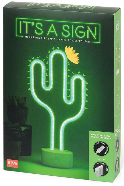 ΦΩΤΙΣΤΙΚΟ LED LEGAMI LL0001 NEON EFFECT-CACTUS