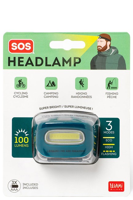 ΦΑΚΟΣ ΚΕΦΑΛΗΣ LED LEGAMI HEL0001 SOS HEADLAMP