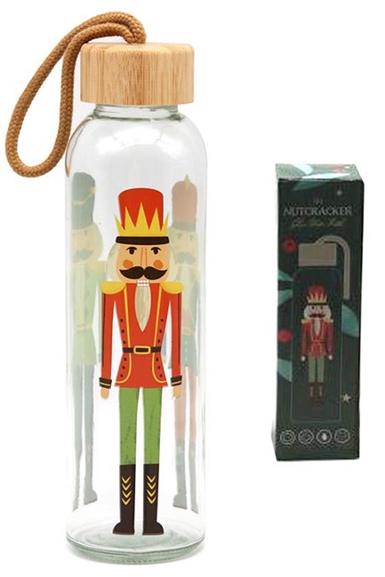 ΜΠΟΥΚΑΛΙ 500 ml ΓΥΑΛΙΝΟ XMAS PUCKATOR NUTCRACKER XBOT186