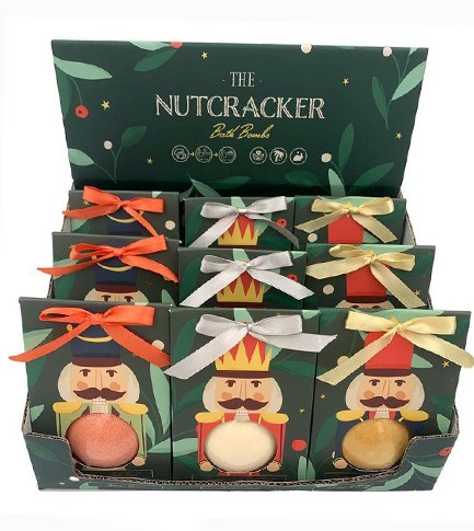 ΑΛΑΤΑ ΜΠΑΝΙΟΥ PUCKATOR XMAS FESTIVE NUTCRACKER BATH BOMBS XBATH67