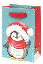 ΤΣΑΝΤΑ ΔΩΡΟΥ XMAS SMALL LEGAMI GB0573 PENGUIN