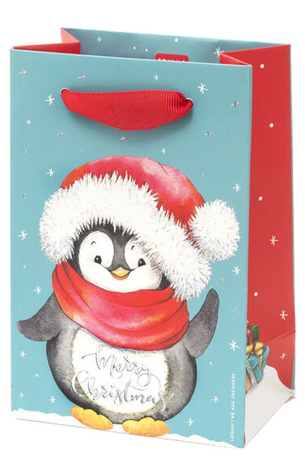 ΤΣΑΝΤΑ ΔΩΡΟΥ XMAS SMALL LEGAMI GB0573 PENGUIN