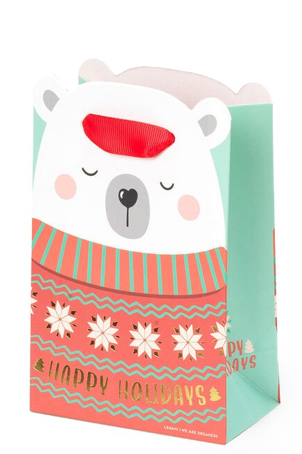 ΤΣΑΝΤΑ ΔΩΡΟΥ XMAS SMALL LEGAMI GB0632 POLAR BEAR