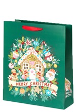 ΤΣΑΝΤΑ ΔΩΡΟΥ XMAS LARGE LEGAMI GB0642 GINGERBREAD HOUSE