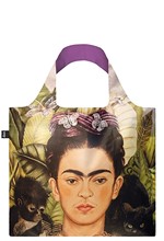 ΤΣΑΝΤΑ ΓΙΑ ΨΩΝΙΑ LOQI MUSEUM-FRIDA KAHLO-SELF PORTRAIT WITH HUMMINGBIRD RECYCLED