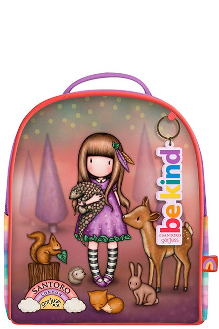 ΤΣΑΝΤΑ ΠΛΑΤΗΣ RUCKSACK GORJUSS 1040GJ13 BE KING TO ALL CREATURES