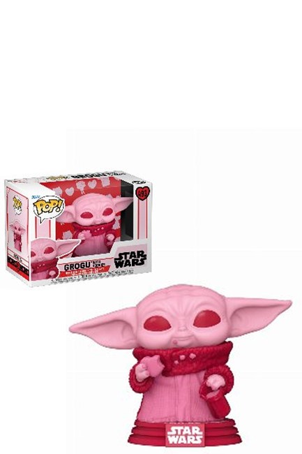 ΦΙΓΟΥΡΑ FUNKO POP-STAR WARS VALENTINES S2 GROGU WITH COOKIES 493