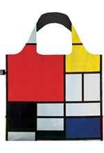 ΤΣΑΝΤΑ ΓΙΑ ΨΩΝΙΑ LOQI RECYCLED MUSEUM-PIET MONDRIAN-COMPOSITION RED YELLOW BLUE BLACK