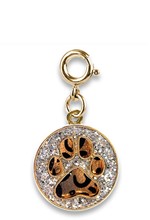 ΣΥΜΒΟΛΟ ΚΡΕΜΑΣΤΟ ΓΙΑ ΚΟΣΜΗΜΑΤΑ CHARM IT-GOLD SWIVEL LEOPARD PAW