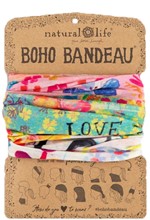 ΜΠΑΝΤΑΝΑ NATURAL LIFE BOHO 70493 RAINBOW LOVE