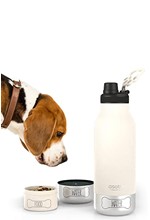 ΠΑΓΟΥΡΙ ΑΝΟΞΕΙΔΩΤΟ ΑΤΣΑΛΙ ΘΕΡΜΟΣ ASOBU DOG 1000ml ΣΕΤ 3 ΤΕΜ.ΜΕ ΑΠΟΣΠΩΜΕΝΑ ΜΠΩΛ ΓΙΑ ΝΕΡΟ-ΦΑΓΗΤΟ WHITE