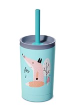 ΠOΤΗΡΙ ΑΝΟΞΕΙΔΩΤΟ ΑΤΣΑΛΙ ΘΕΡΜΟΣ ASOBU KID'S MINI SIPPY 360ml ΜΕ ΚΑΛΑΜΑΚΙ TEAL