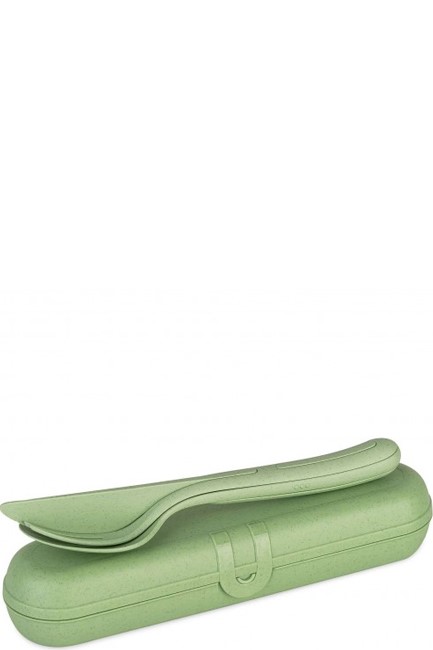 ΣΕΤ ΚΟΥΤΑΛΙ ΠΙΡΟΥΝΙ ΜΑΧΑΙΡΙ KOZIOL KLIKK READY 7070703 NATURE DESERT LEAF GREEN