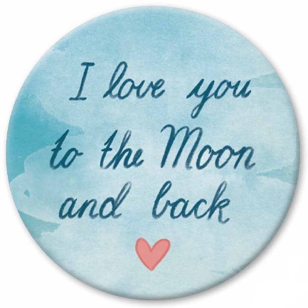 ΜΑΓΝΗΤΗΣ PICKMOTION LARGE I LOVE YOU TO THE MOON AND BACK