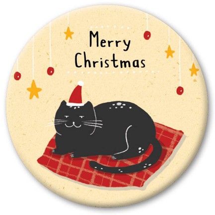 ΜΑΓΝΗΤΗΣ PICKMOTION MEDIUM MERRY CHRISTMAS CAT