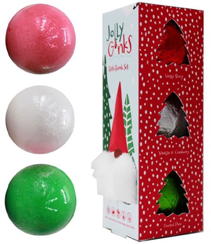 ΑΛΑΤΑ ΜΠΑΝΙΟΥ XMAS PUCKATOR BATH BOMBS JOLLY GONKS