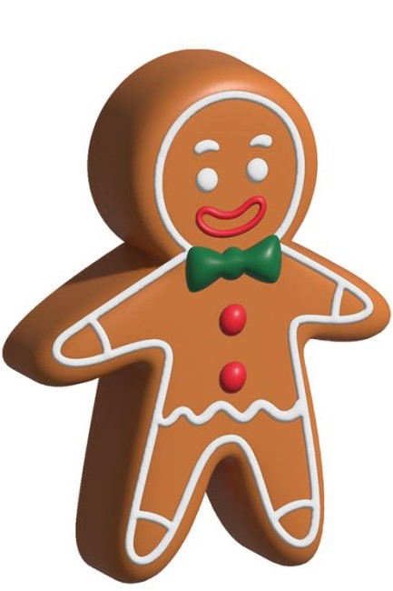 ANTISTRESS PUCKATOR XMAS SQUEEZY STRETCHY GINGERBREAD