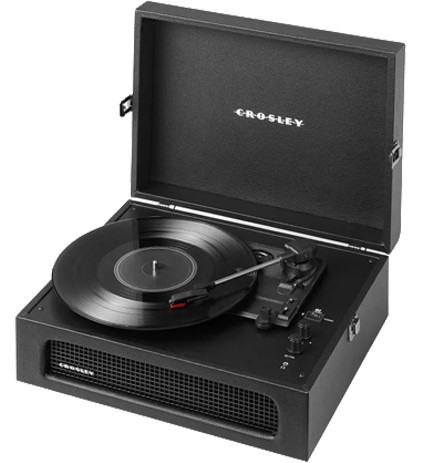 ΠΙΚΑΠ CROSLEY VOYAGER CR8017B-BK4 MΕ ΕΝΣΩΜΑΤΩΜΕΝΑ ΗΧΕΙΑ 2-WAY BLUETOOTH BLACK