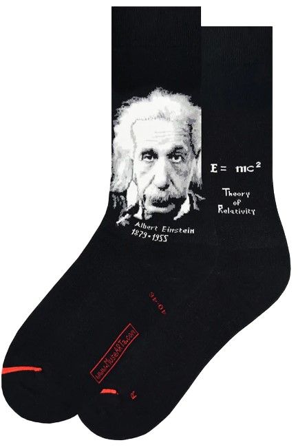 ΚΑΛΤΣΕΣ MUSEARTA SCIENCE AND HISTORY-ALBERT EINSTEIN SH-AE-12 BLACK