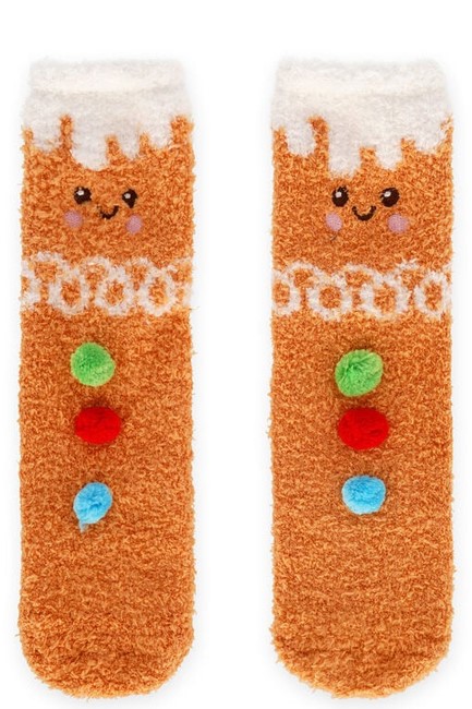 ΚΑΛΤΣΕΣ LEGAMI NON-SLIP-IT’S A MATCH-KCSXS0006 XMAS KID-GINGERBREAD