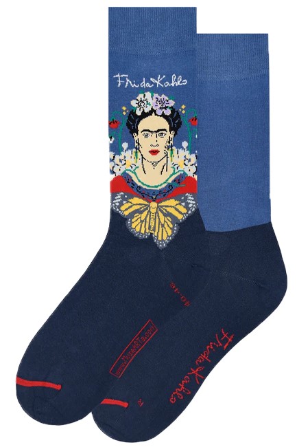 ΚΑΛΤΣΕΣ MUSEARTA FRIDA KAHLO BUTTERFLY FK-BUB-06 BLUE No 36-40