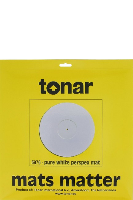 ΔΙΣΚΟΣ ΑΠΟ PLEXIGLAS ΠΕΡΙΣΤΡΕΦΟΜΕΝΟΣ PURE WHITE PERSPEX MAT TONAR