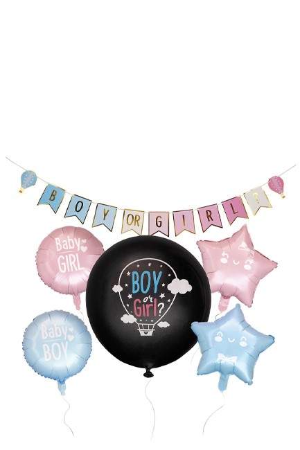 GENDER REVEAL LEGAMI ΣΕΤ 16 τεμ.GRK0001 PINK OR BLUE